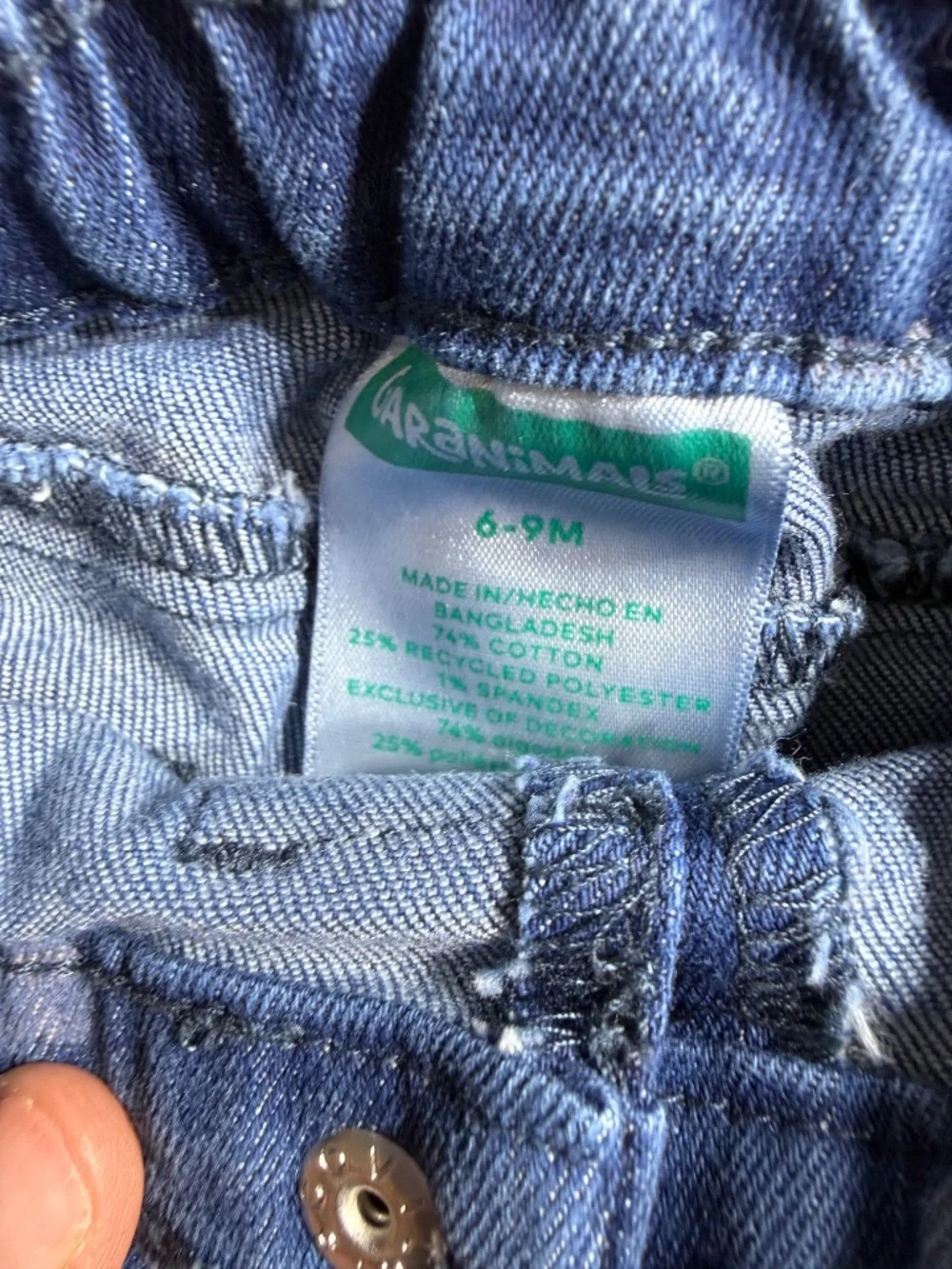 Baby Girl Denim Jeans Pants Bundle Size 6-9 Months Garanimals, Children's Place
